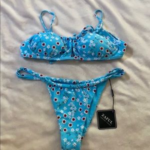 Zaful Blue Bikini